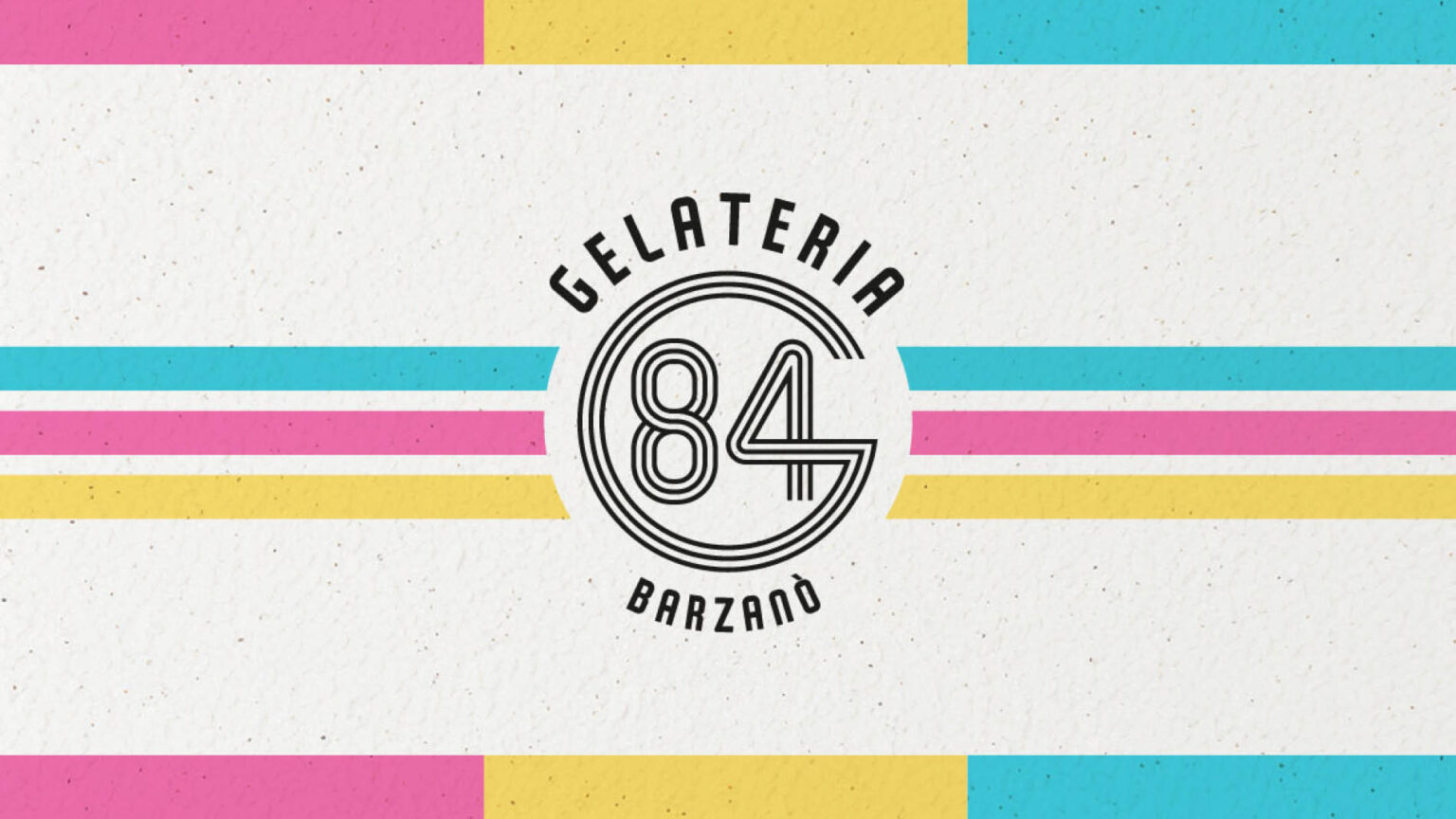 work Gelateria 84, branding e interior design