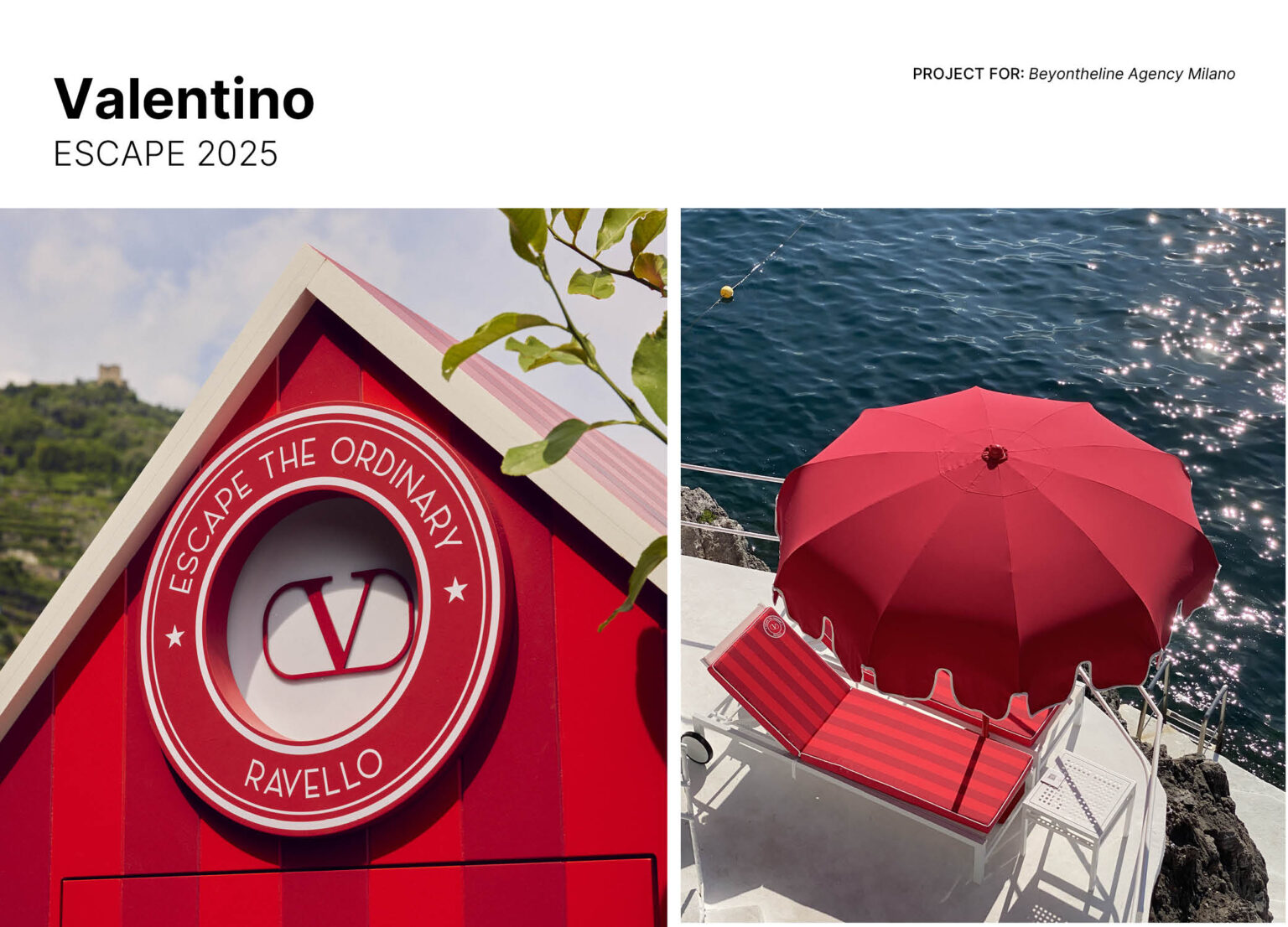 work Progetto grafico per Beyondtheline Agency Milano