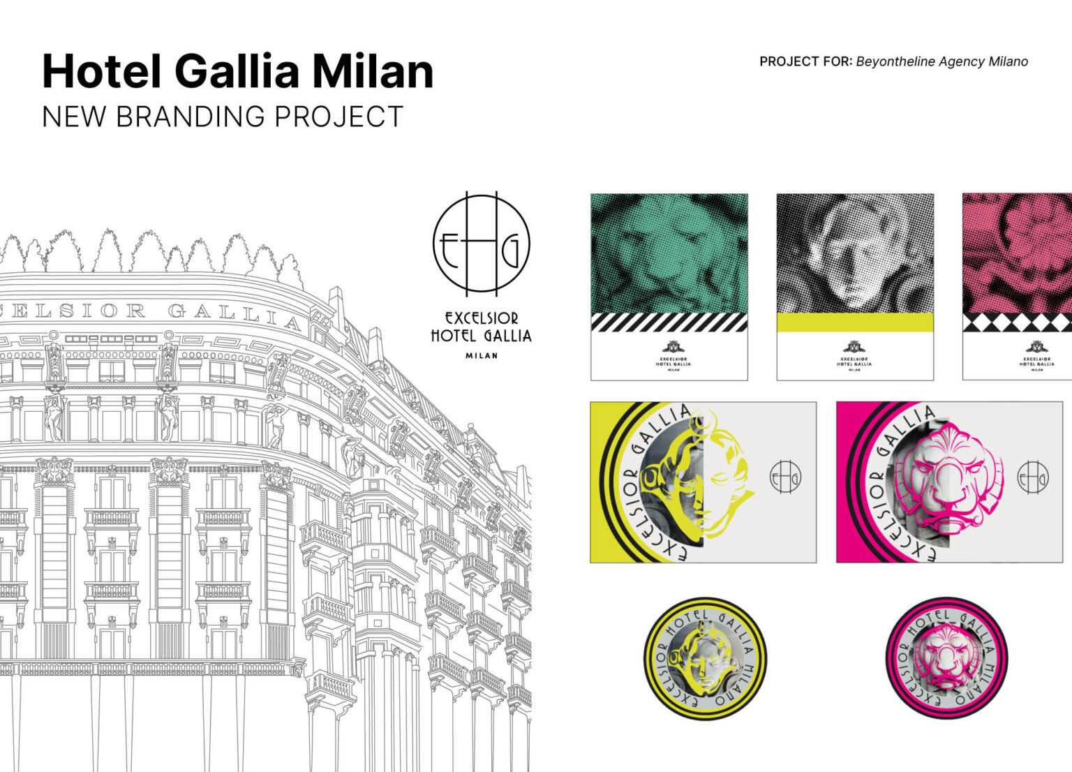 work Progetto grafico per Beyondtheline Agency Milano