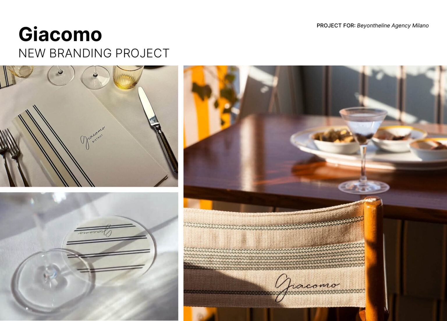 work Progetto grafico per Beyondtheline Agency Milano