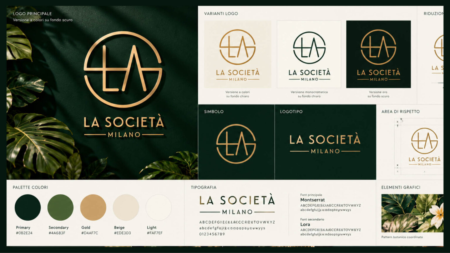 work La Società Milano, identità visiva