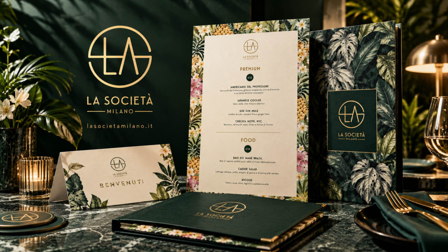 work La Società Milano, identità visiva