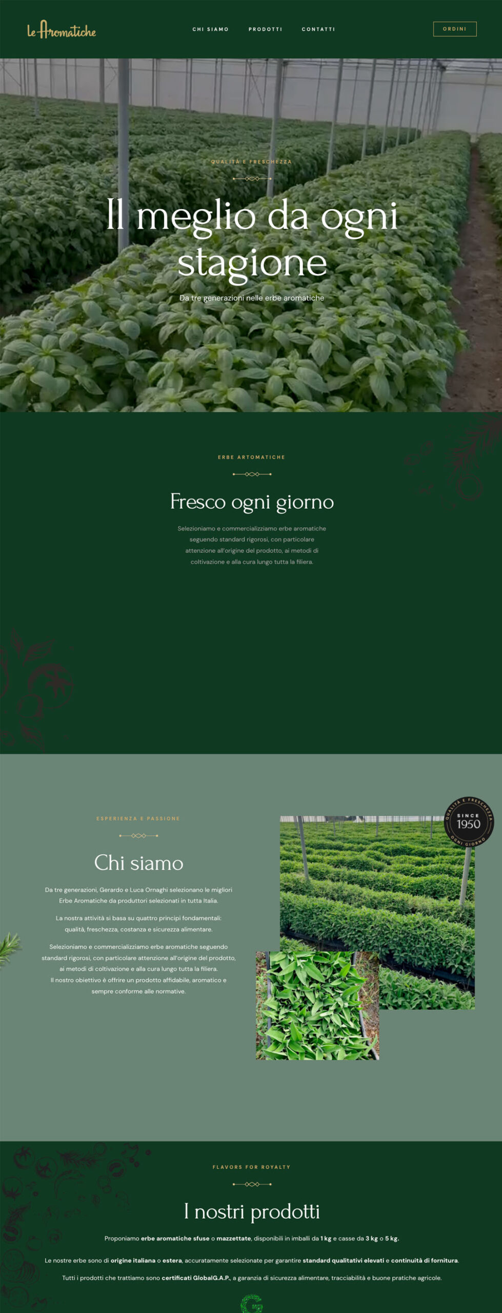 Sito web learomatiche.com